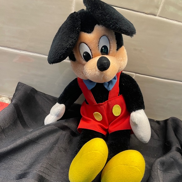 Vintage Disney Mickey Mouse Plush 17 Inch‎ Applause - Picture 1 of 4